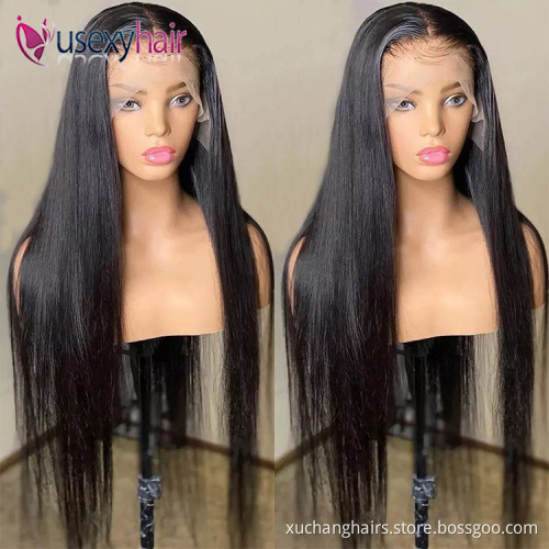 Fast Shipping Virgin Brazilian HD Lace Front Wigs Human Hair 13x4 HD Lace Frontal Wig Virgin Cuticle Aligned Hair Wigs For Women